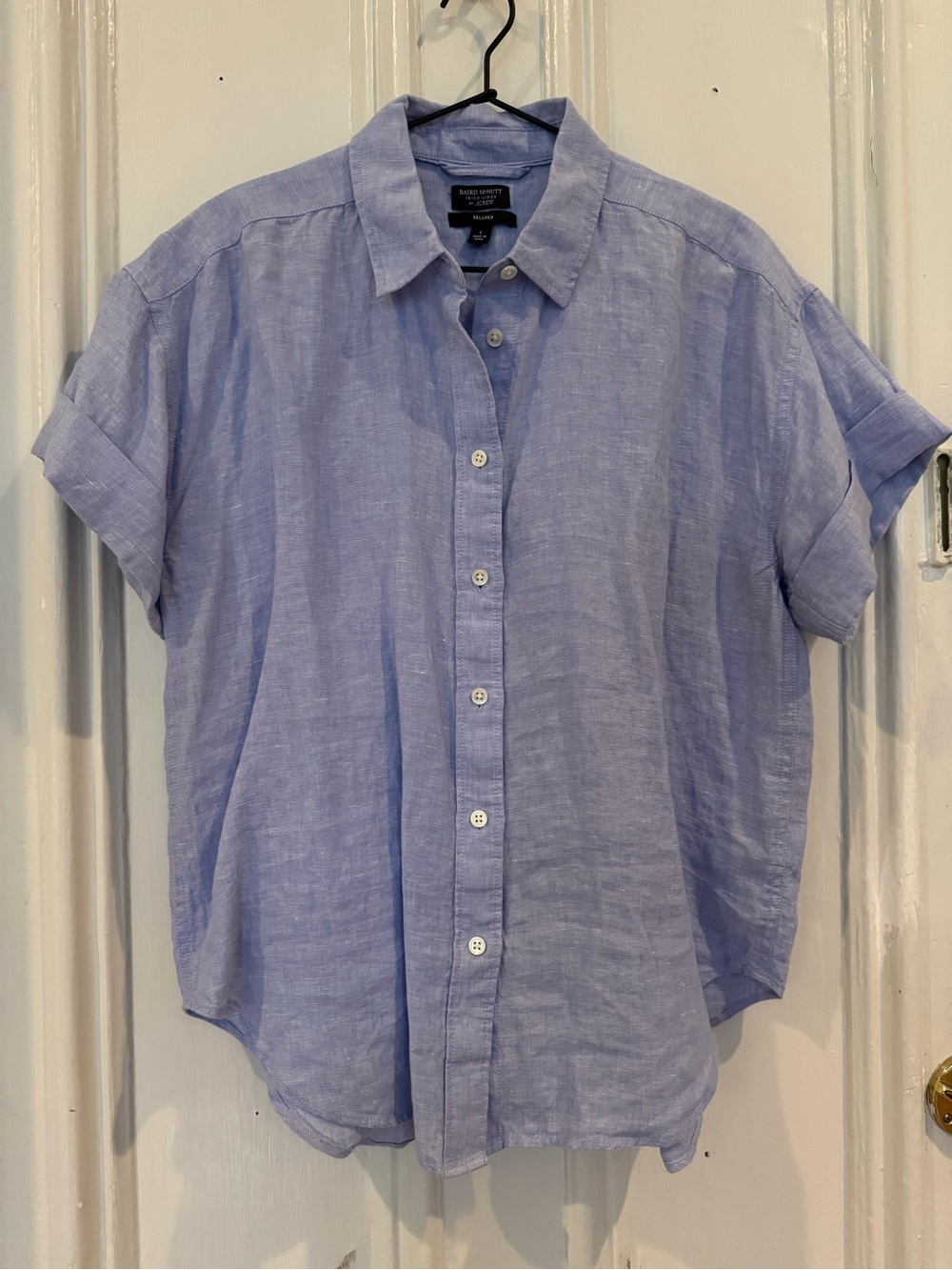 NWOT J. Crew Baird McNutt Linen Short-Sleeve Top - Women’s Small